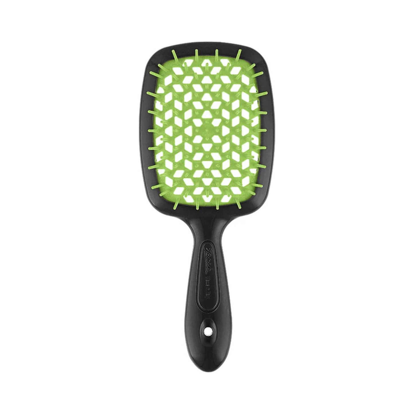 Щітка для волосся чорно-зелена Superbrush Janeke