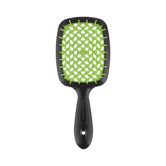 Щітка для волосся чорно-зелена Superbrush Janeke