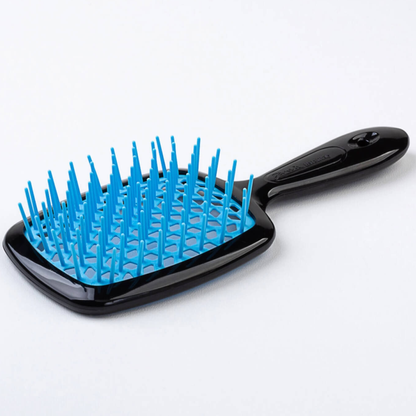 Щітка для волосся чорно-синя Superbrush Janeke