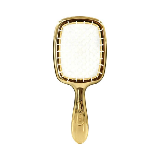 Щітка для волосся золотисто-біла Superbrush Gold Janeke