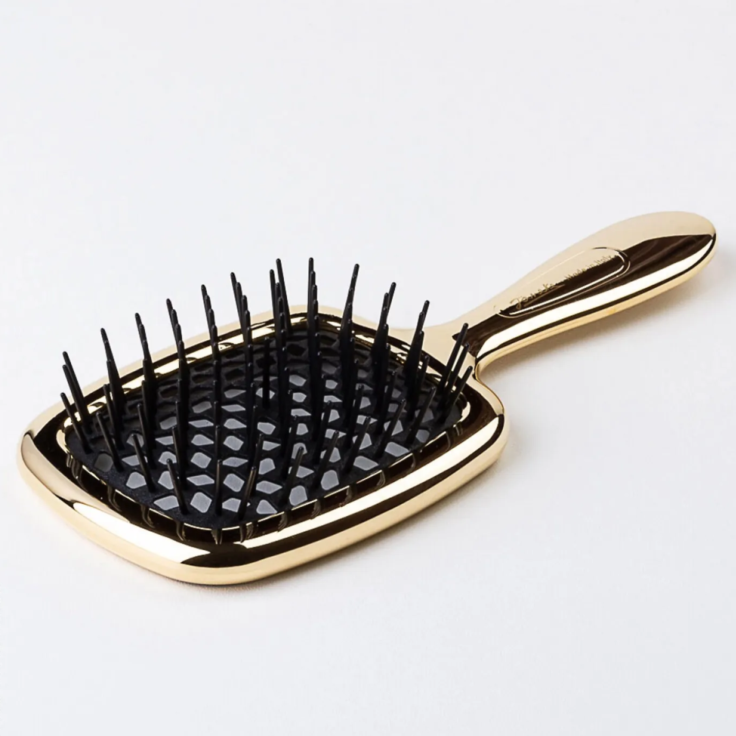 Щітка для волосся золотисто-чорна Superbrush Gold Janeke