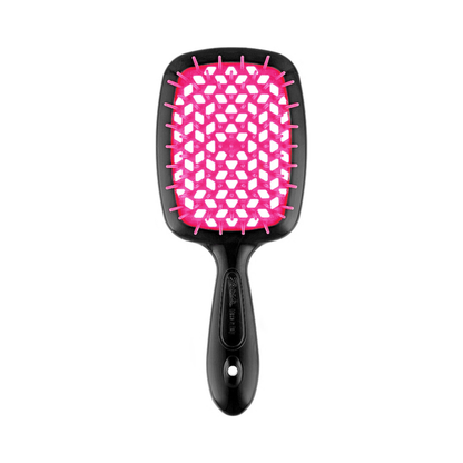 Щітка для волосся чорна-фуксія Superbrush Small Janeke