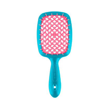 Щітка для волосся бірюзово-рожева Superbrush Small Janeke