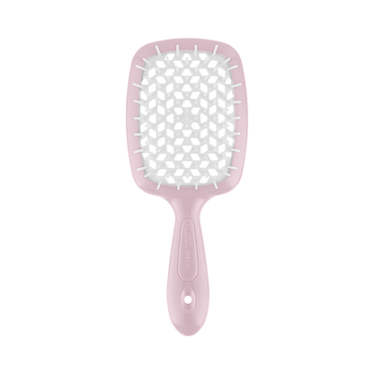Щітка для волосся ніжна рожево-біла Superbrush Small Janeke