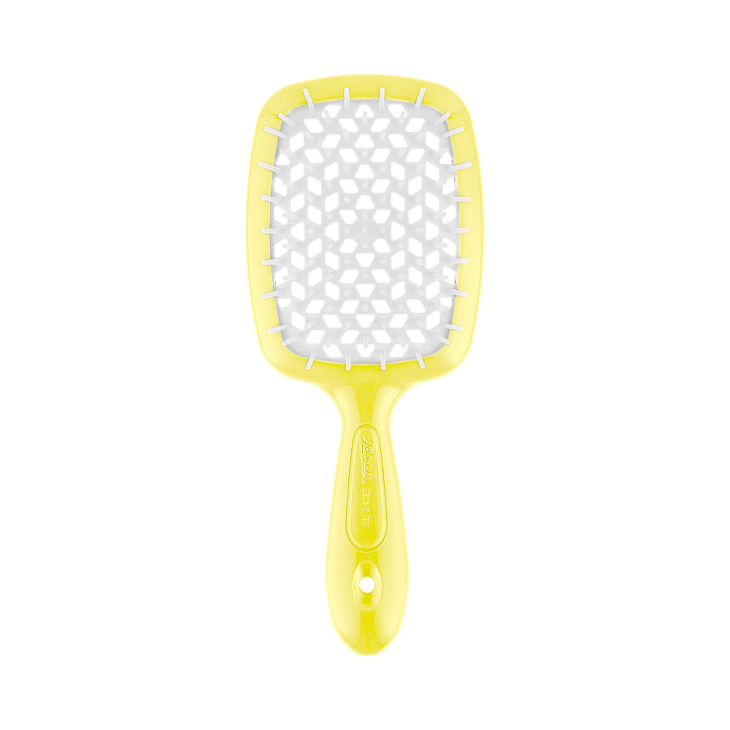 Щітка для волосся жовто-біла Superbrush Small Janeke