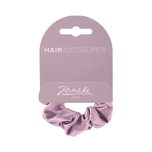 Резинка для волосся велика пильно-рожева Elastic Scrunchie Janeke