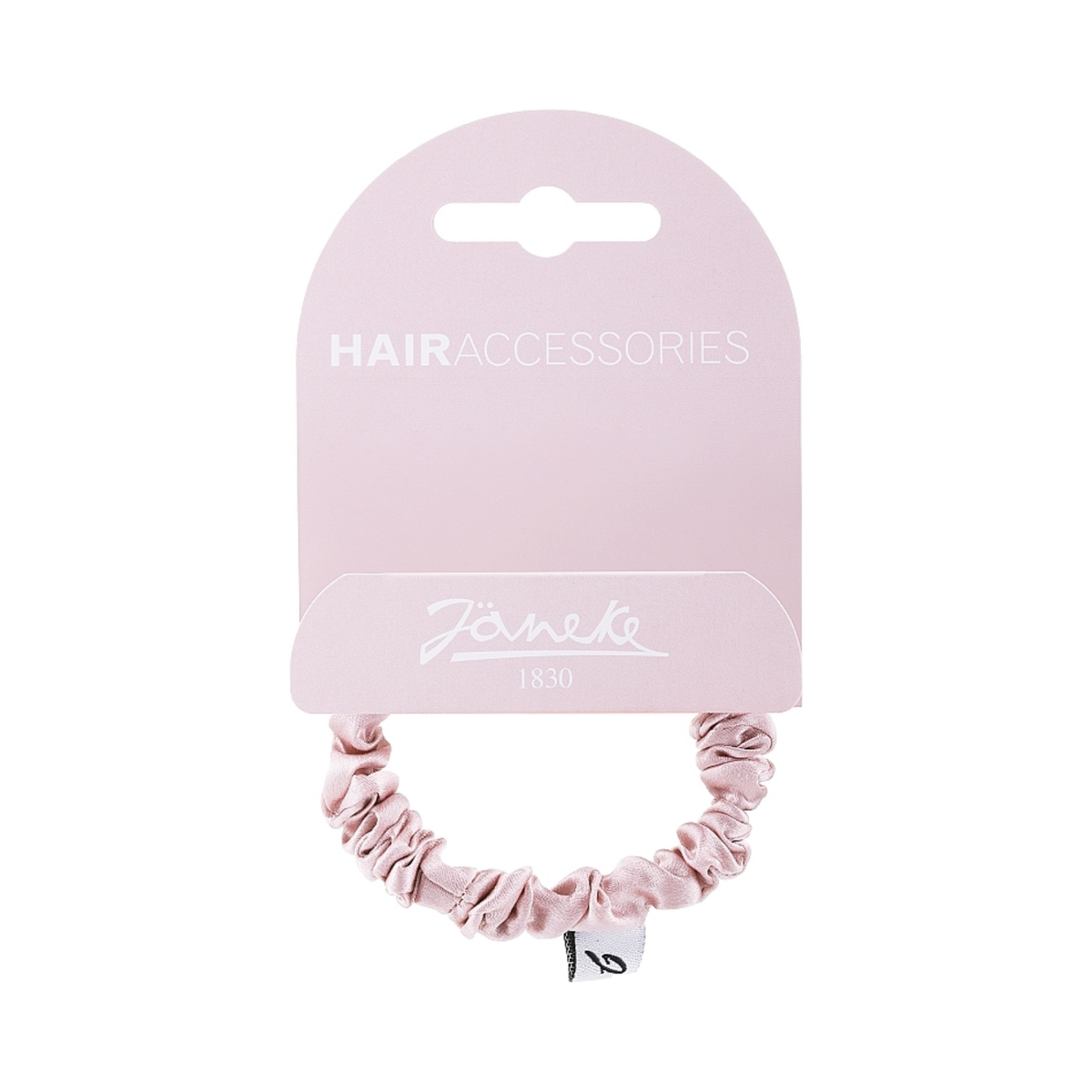 Резинка для волосся маленька рожева нюд Elastic Scrunchie Janeke