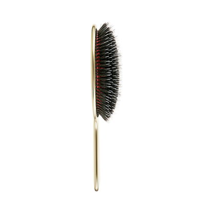 Щітка для волосся з натуральною щетиною кабана та нейлоном Gold Hairbrush Janeke L