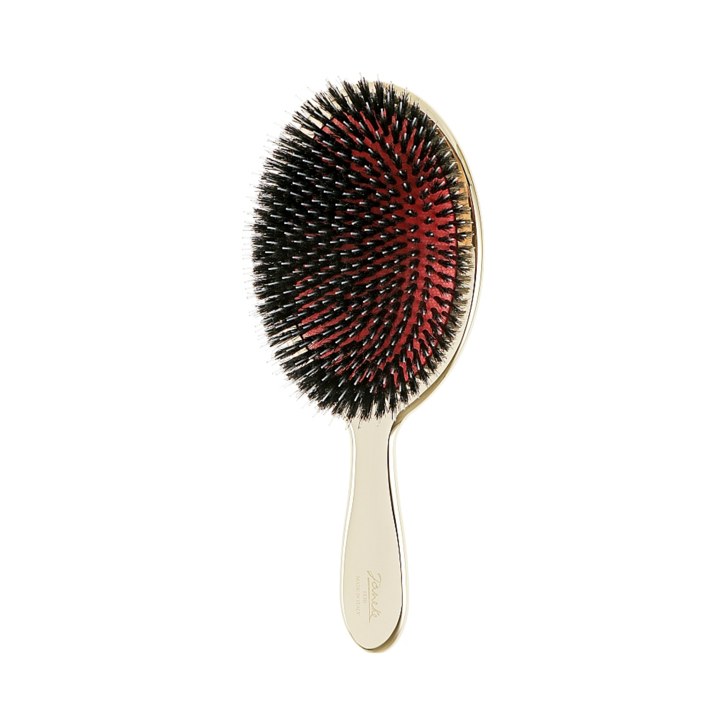 Щітка для волосся з натуральною щетиною кабана та нейлоном Gold Hairbrush Janeke XL