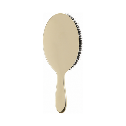 Щітка для волосся з натуральною щетиною кабана та нейлоном Gold Hairbrush Janeke XL