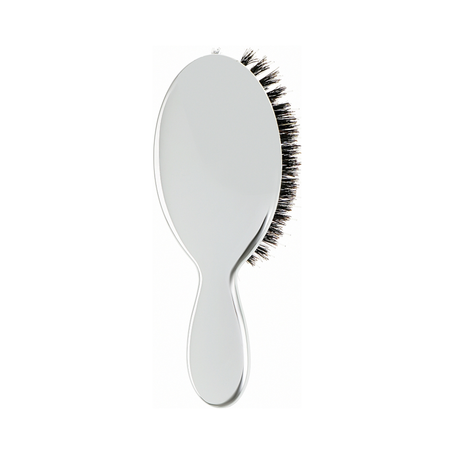 Щітка для волосся з натуральною щетиною кабана та нейлоном Silver Hairbrush Janeke S