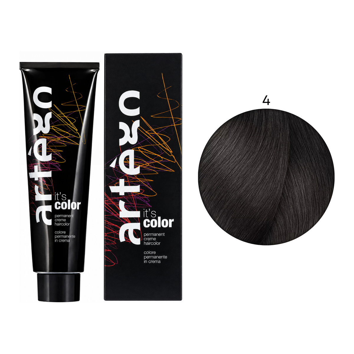 Крем-фарба для волосся It's Color Artego 4 150 мл