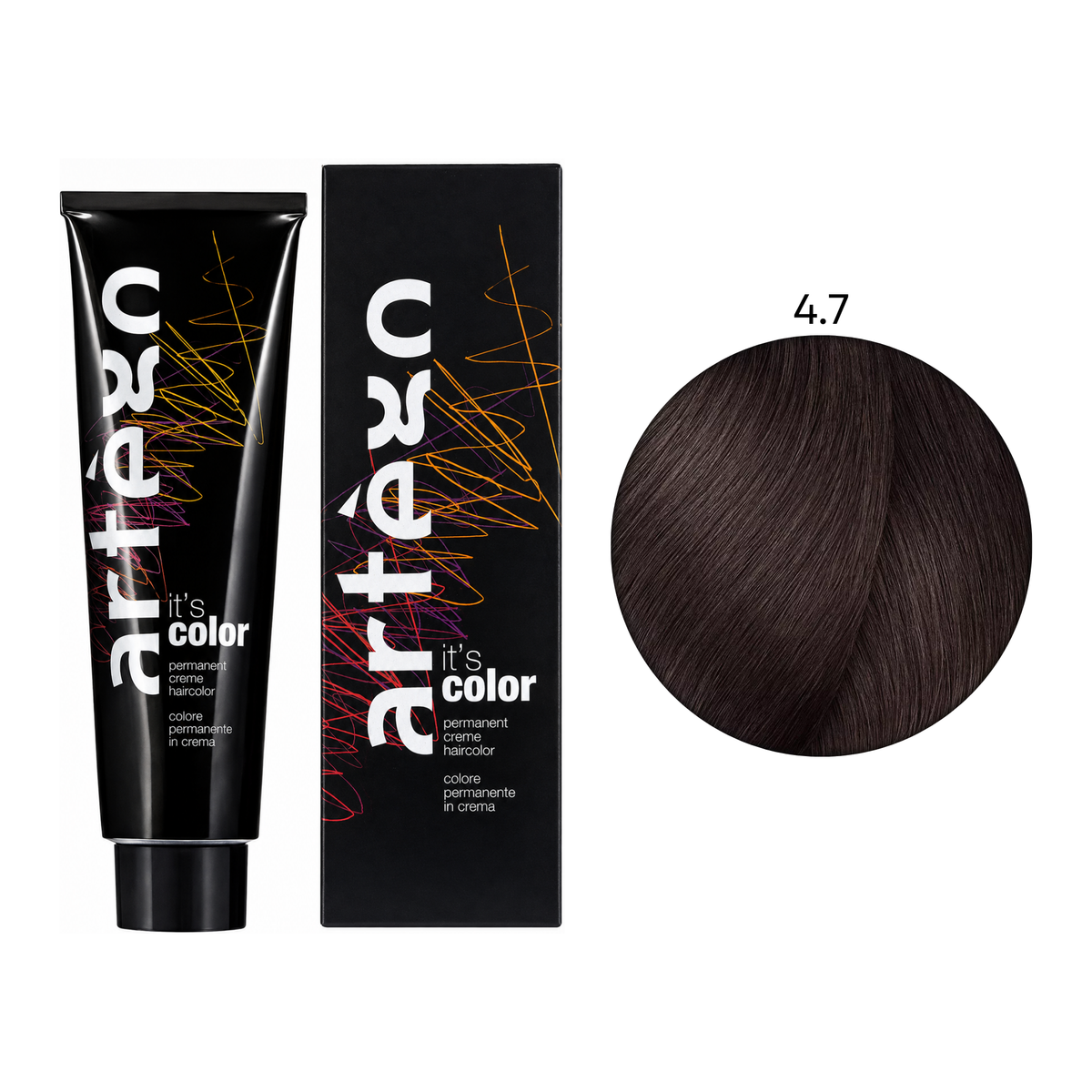 Крем-фарба для волосся It's Color Artego 4.7 150 мл