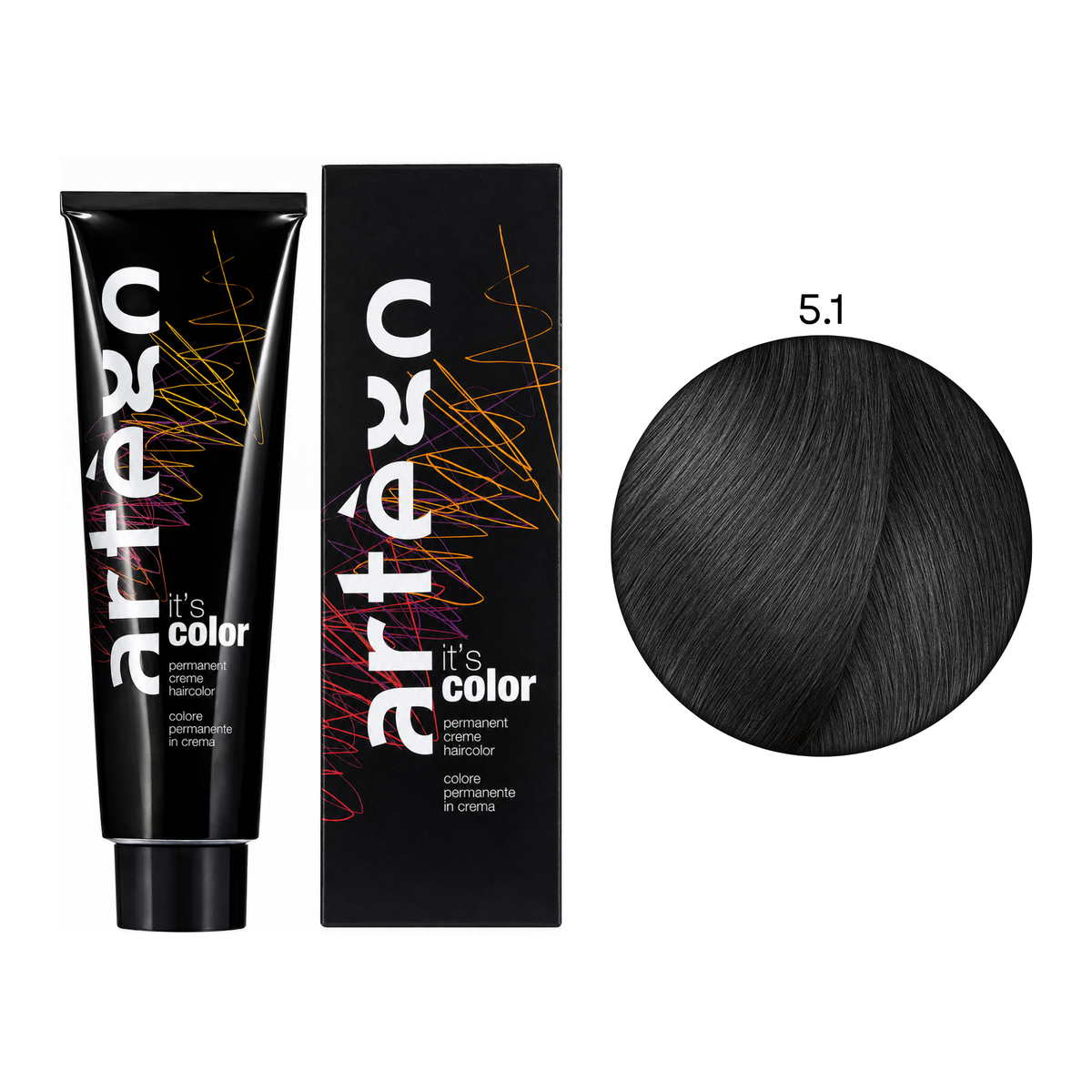 Крем-фарба для волосся It's Color Artego 5.1 150 мл