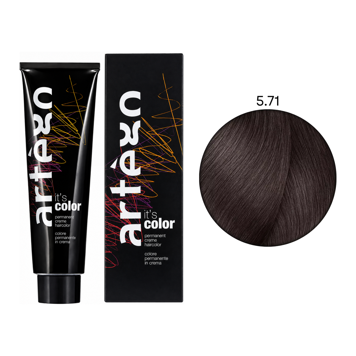 Крем-фарба для волосся It's Color Artego 5.71 150 мл