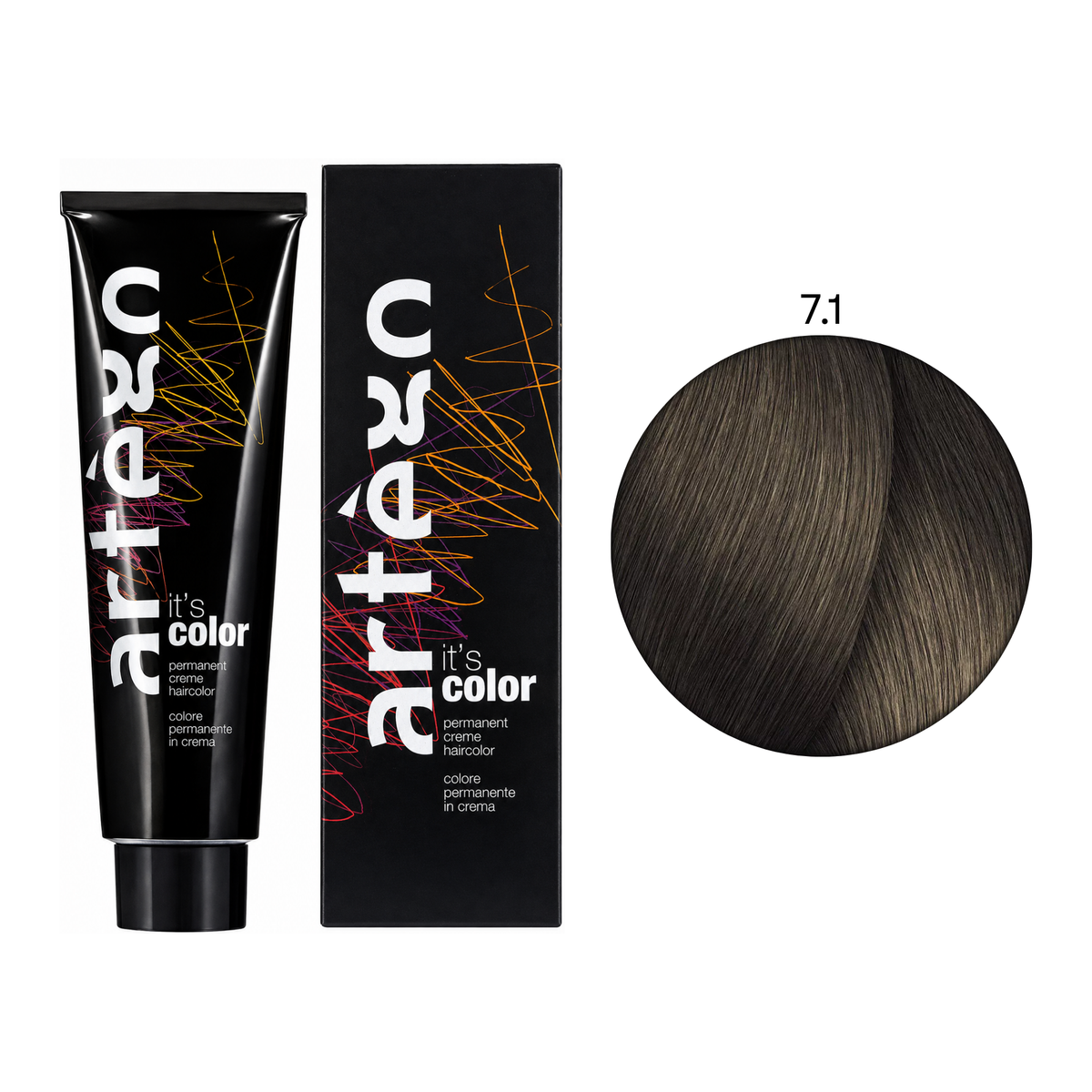 Крем-фарба для волосся It's Color Artego 7.1 150 мл