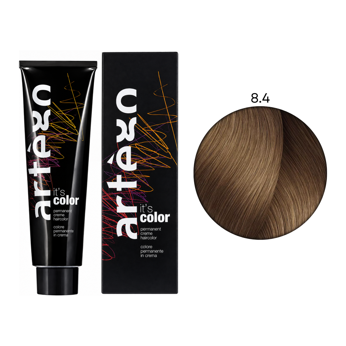 Крем-фарба для волосся It's Color Artego 8.4 150 мл