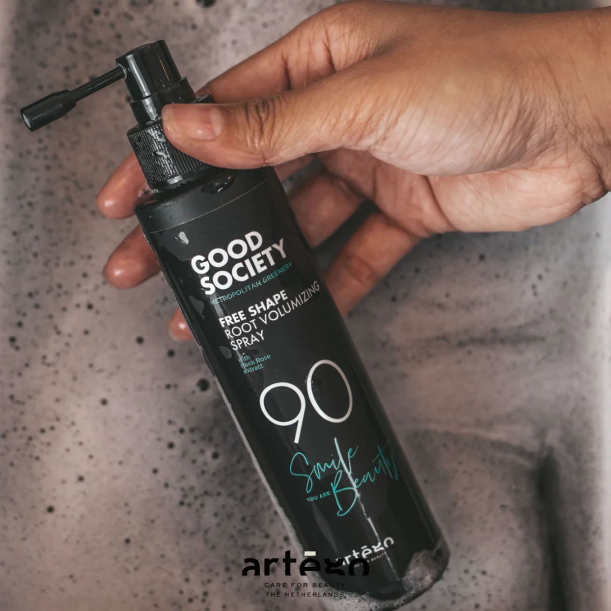 Спрей для прикореневого об'єму Good Society 90 Free Shape Root Volumizing Spray Artego 150 мл
