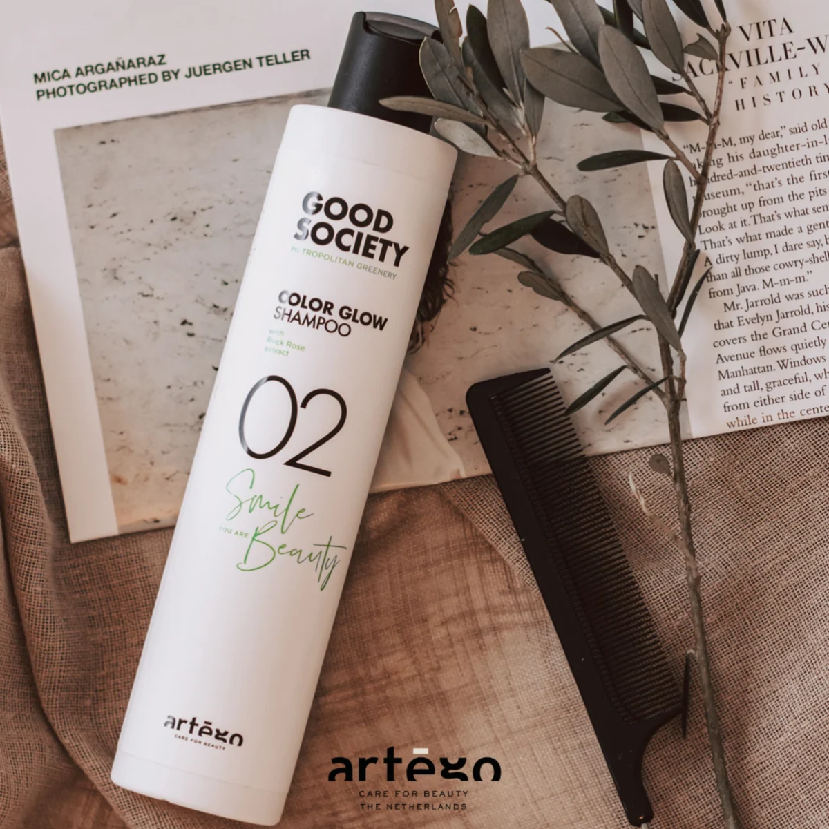 Шампунь для пофарбованого волосся Good Society 02 Color Glow Shampoo Artego 250 мл