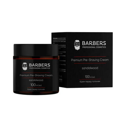 Крем перед голінням Pre-Shaving Cream Sandalwood Barbers 100 мл