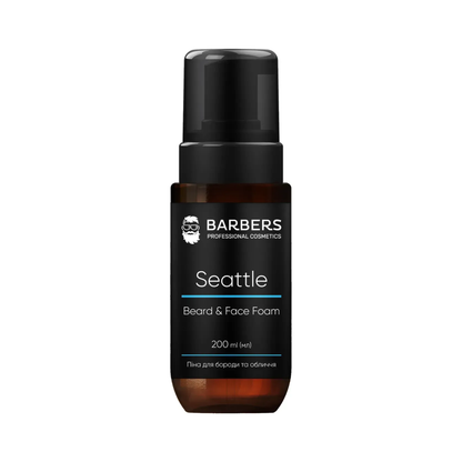 Піна для бороди та обличчя 2 в 1 Seattle Barbers 200 мл