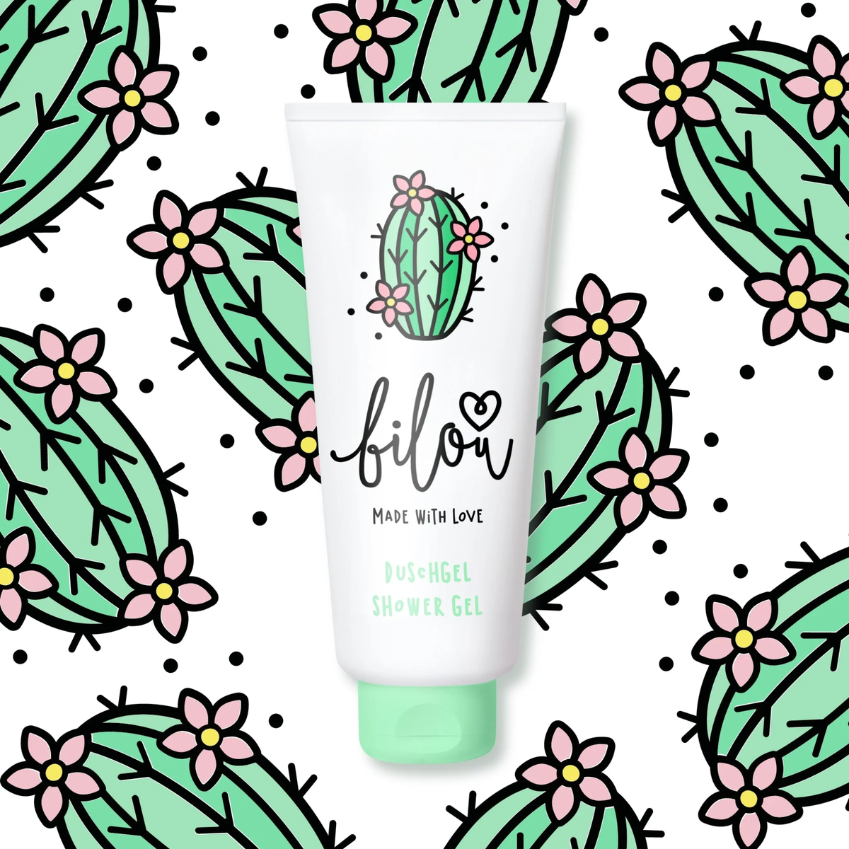 Гель для душу Bloomy Cactus Shower Gel Bilou 200 мл