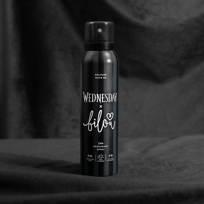 Дезодорант-спрей Deodorant Spray Solitude Suits Me Limited Edition Wednesday x Bilou 150 мл