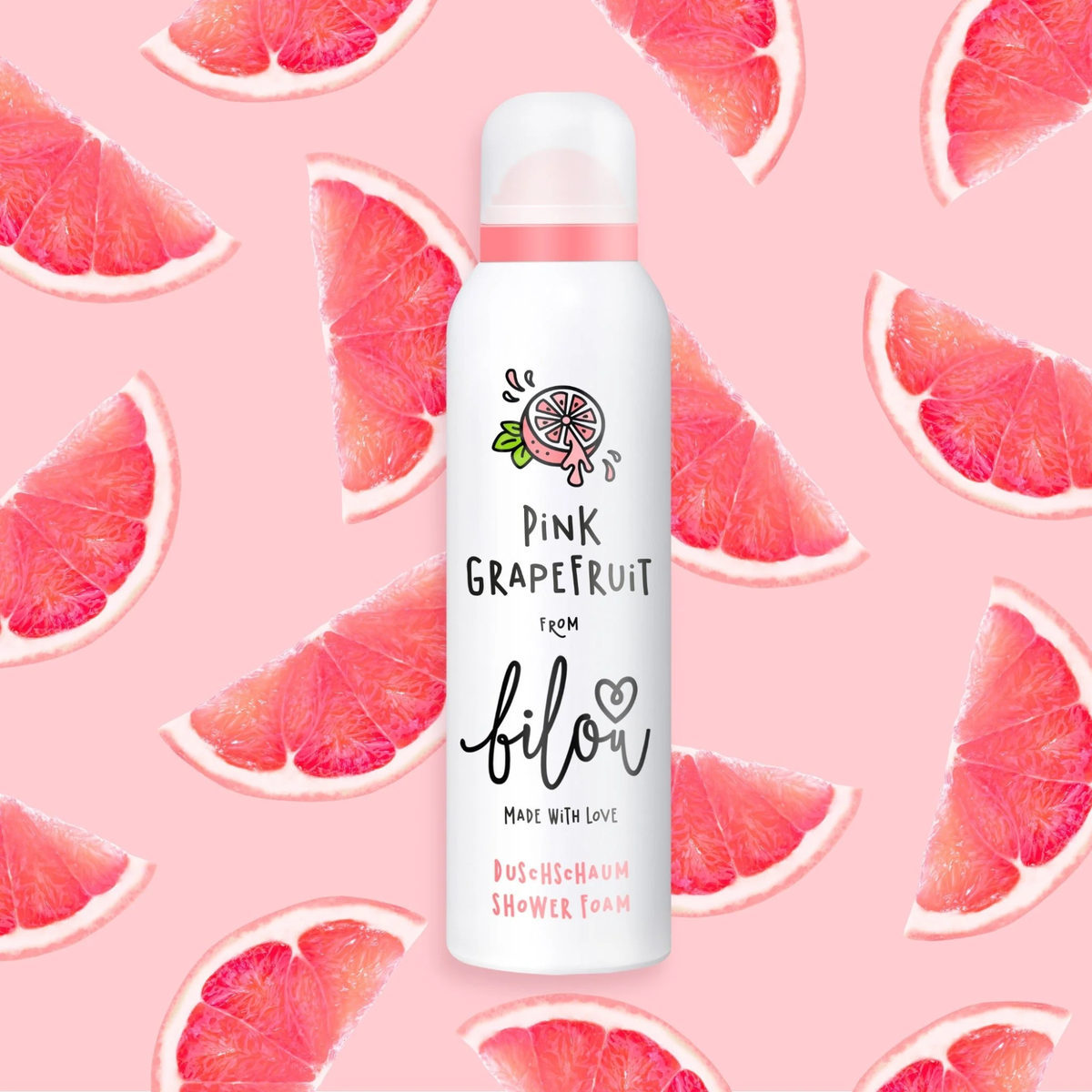 Пінка для душу Pink Grapefruit Shower Foam Bilou 200 мл