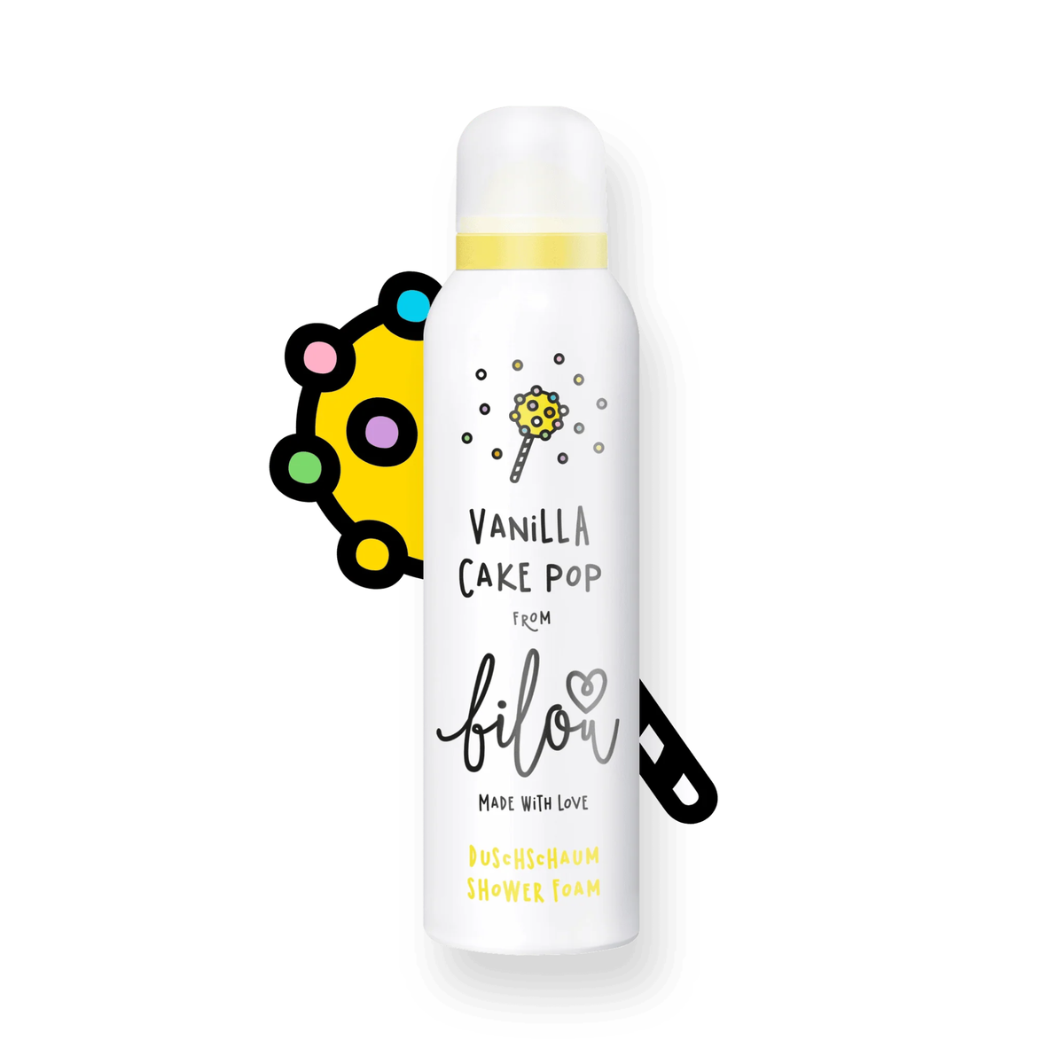 Пінка для душу Vanilla Cake Pop Shower Foam Bilou 200 мл