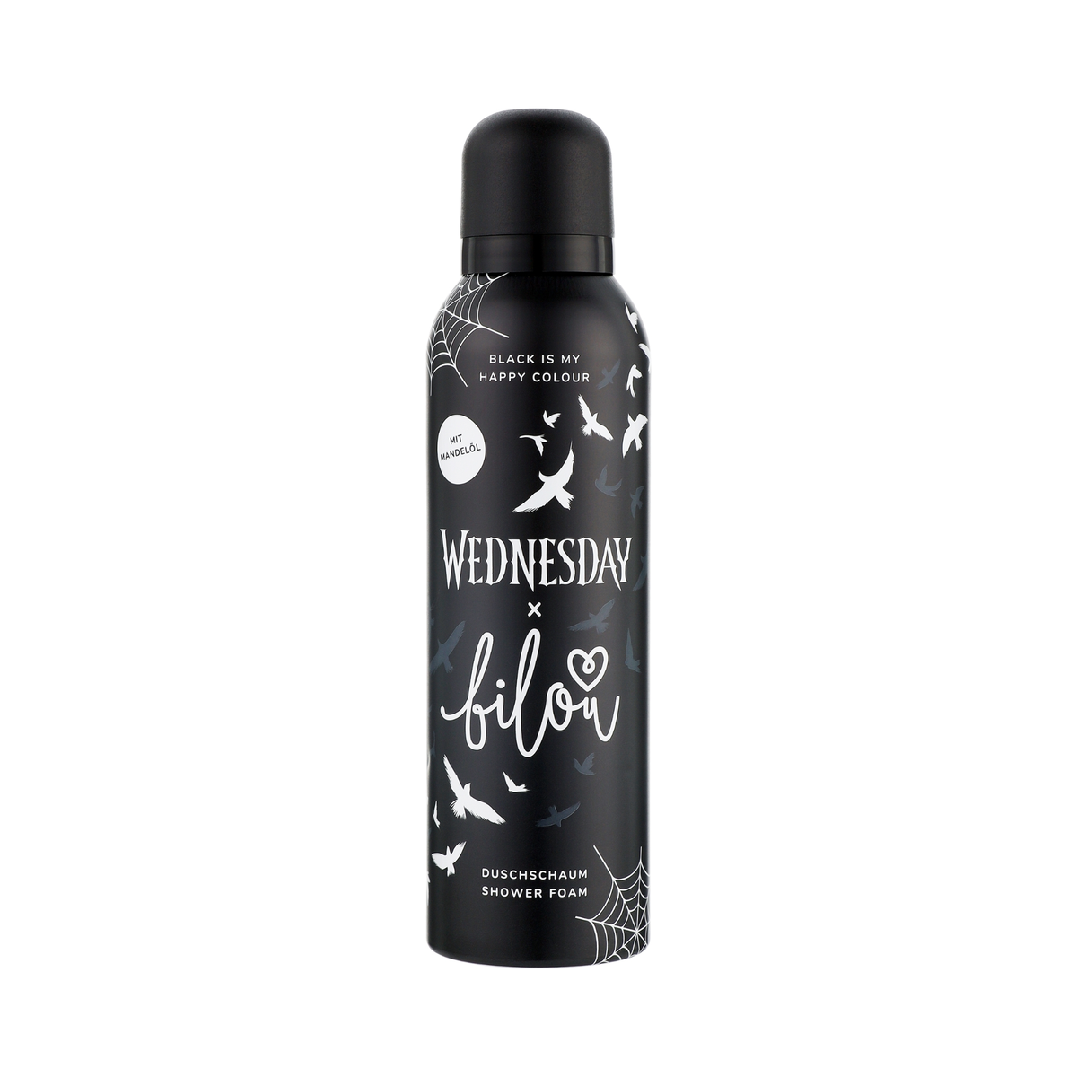 Пінка для душу Black Is My Happy Limited Edition Wednesday x Bilou 200 мл