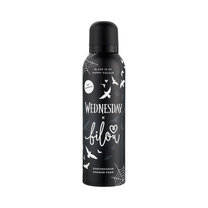 Пінка для душу Black Is My Happy Limited Edition Wednesday x Bilou 200 мл