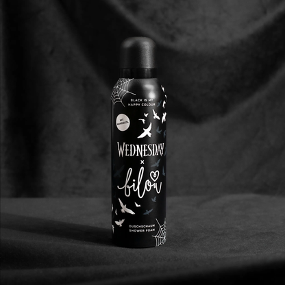 Пінка для душу Black Is My Happy Limited Edition Wednesday x Bilou 200 мл