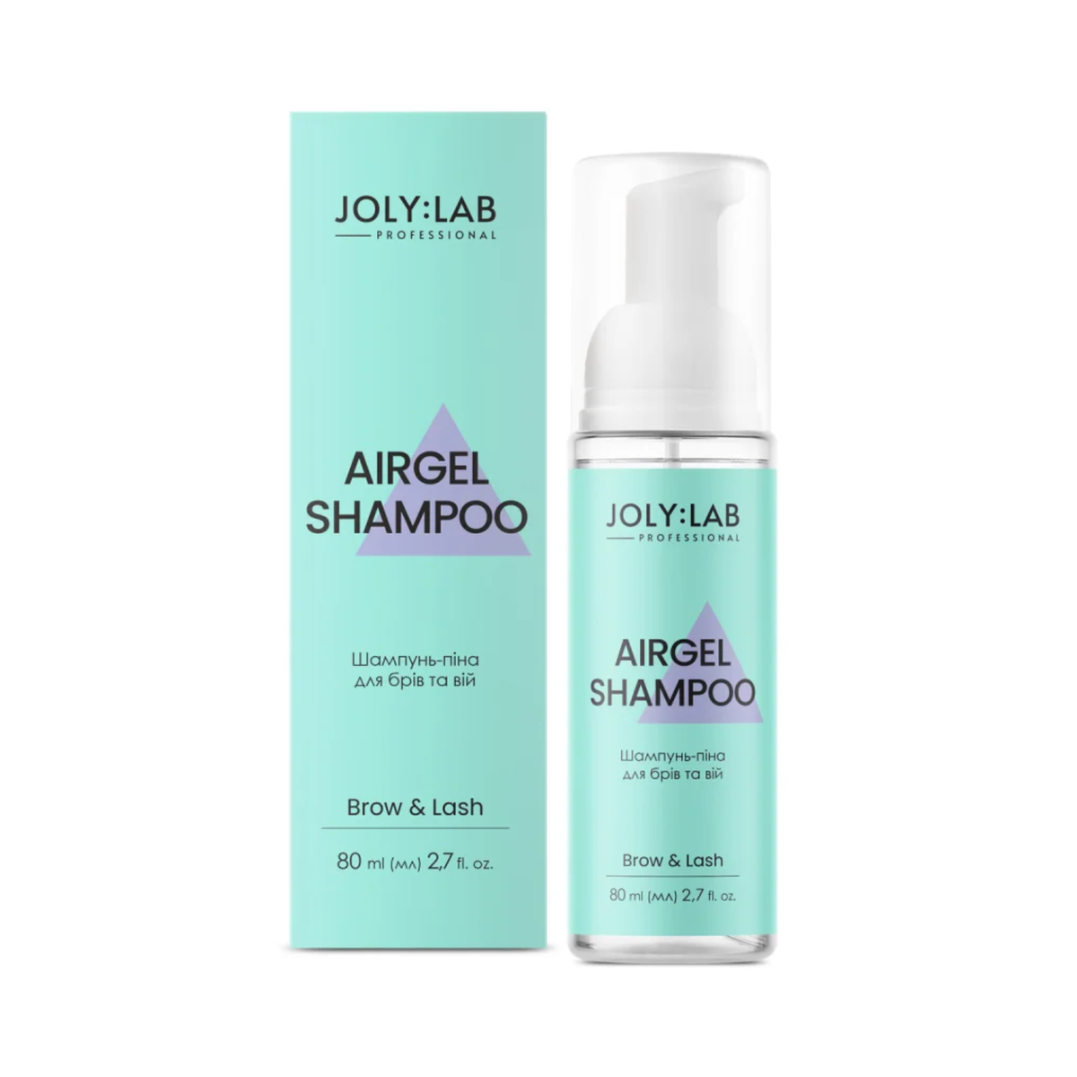 Шампунь-піна для брів та вій Airgel Shampoo Joly:Lab 80 мл