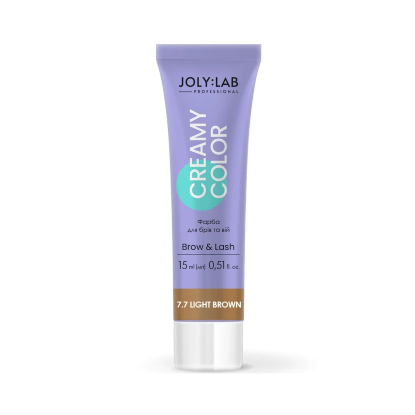 Фарба для брів та вій світло-коричнева Creamy Color Joly:Lab 15 мл