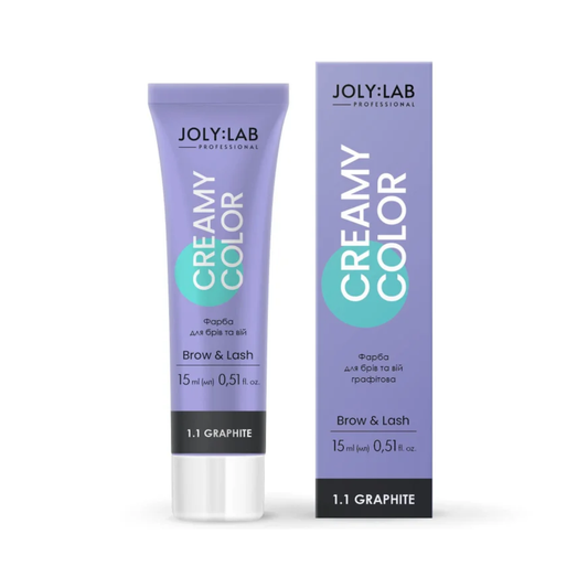 Фарба для брів та вій графітова Creamy Color Joly:Lab 15 мл