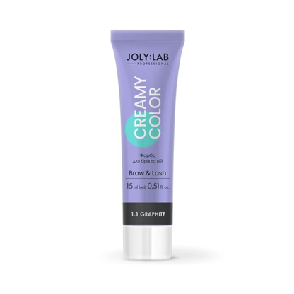 Фарба для брів та вій графітова Creamy Color Joly:Lab 15 мл