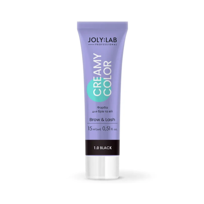 Фарба для брів та вій чорна Creamy Color Joly:Lab 15 мл