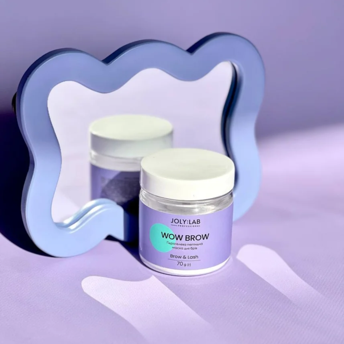 Маска гідрогелева пептидна для брів Wow Brow Joly:Lab 70 г