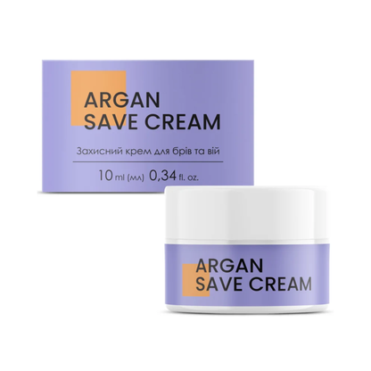 Захисний аргановий крем для брів та вій Argan Save Cream Joly:Lab 10 мл