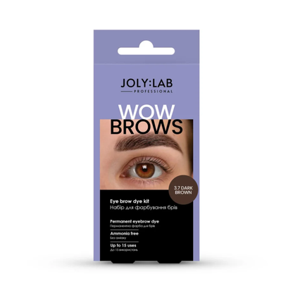 Набір для фарбування брів Wow Brows 3.7 Dark Brown Joly:Lab