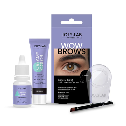 Набір для фарбування брів Wow Brows 1.0 Black Joly:Lab