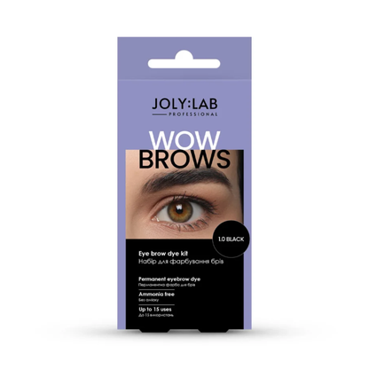 Набір для фарбування брів Wow Brows 1.0 Black Joly:Lab