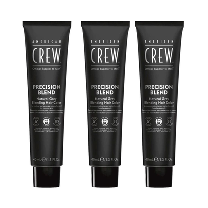 Система маскування сивого волосся для чоловіків (2-3) Dark American Crew 3*40 мл