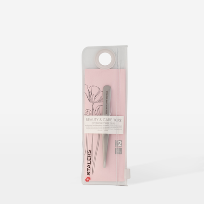 Пінцет для брів (вузький прямий) BEAUTY & CARE 10 TYPE 2 Staleks