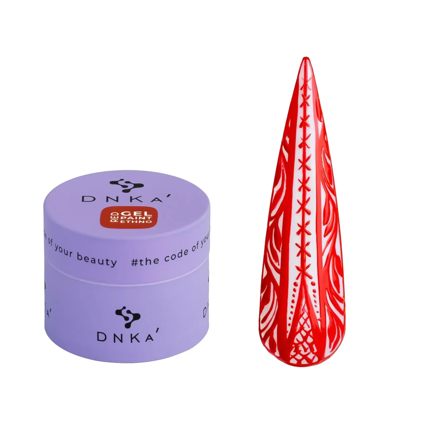 Гель-фарба Gel Paint Ethno DNKa Red 5 мл