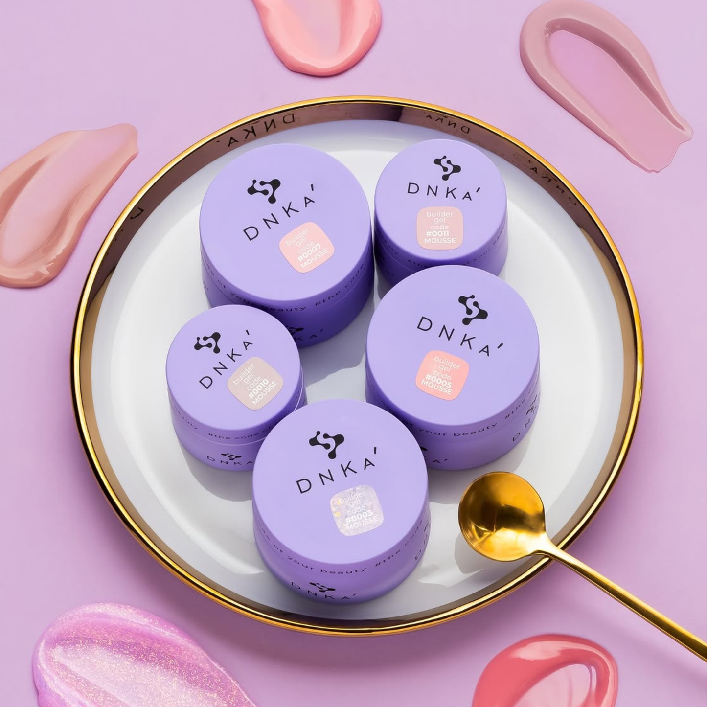 Гель моделюючий Builder Gel Mousse DNKa №0004 15 мл