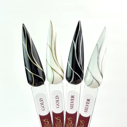 Гель фарба Metal gel silver Steffani 5 мл