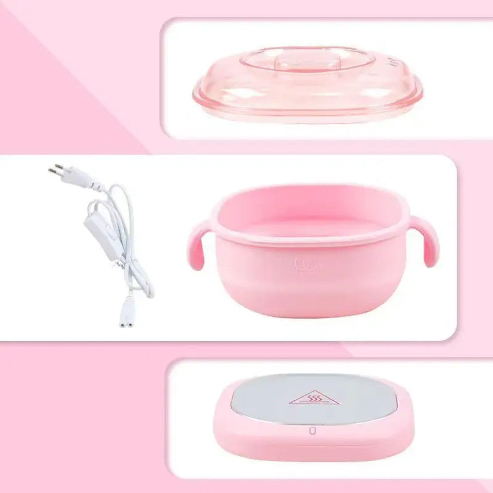 Нагрівач для воску Bucos SL-400 Pink Silicone Edition 100W 400 мл