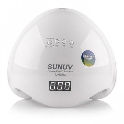 Професійна оригінальна LED-лампа для полімерізації гелю SUNUV  5 PLUS LED/UV White Original 48W