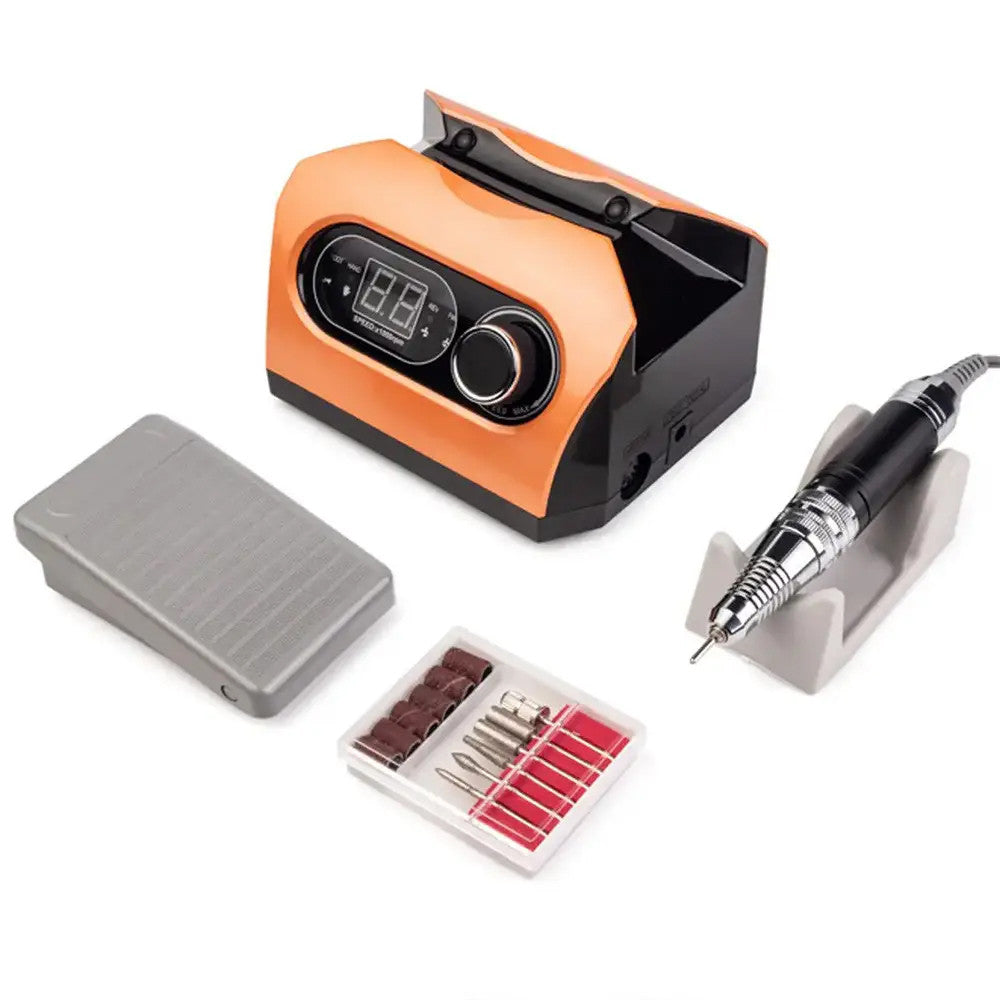 Фрезер Bucos Nail Drill ZS-717 Pro Orange (35000/65W) укр. інструкція + 6 фрез